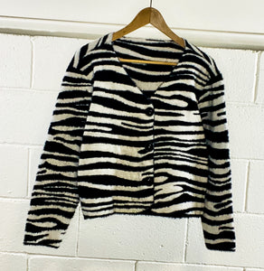 Zebra Cardigan