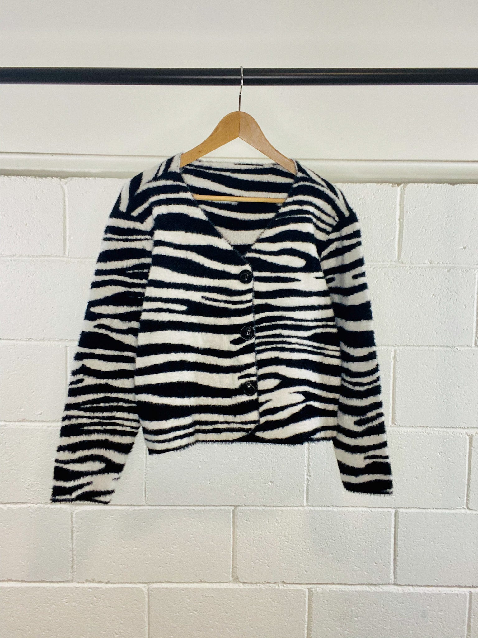 Zebra Cardigan