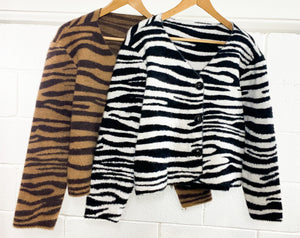 Zebra Cardigan