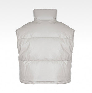 Leather Padded Vest ( Duck Down )