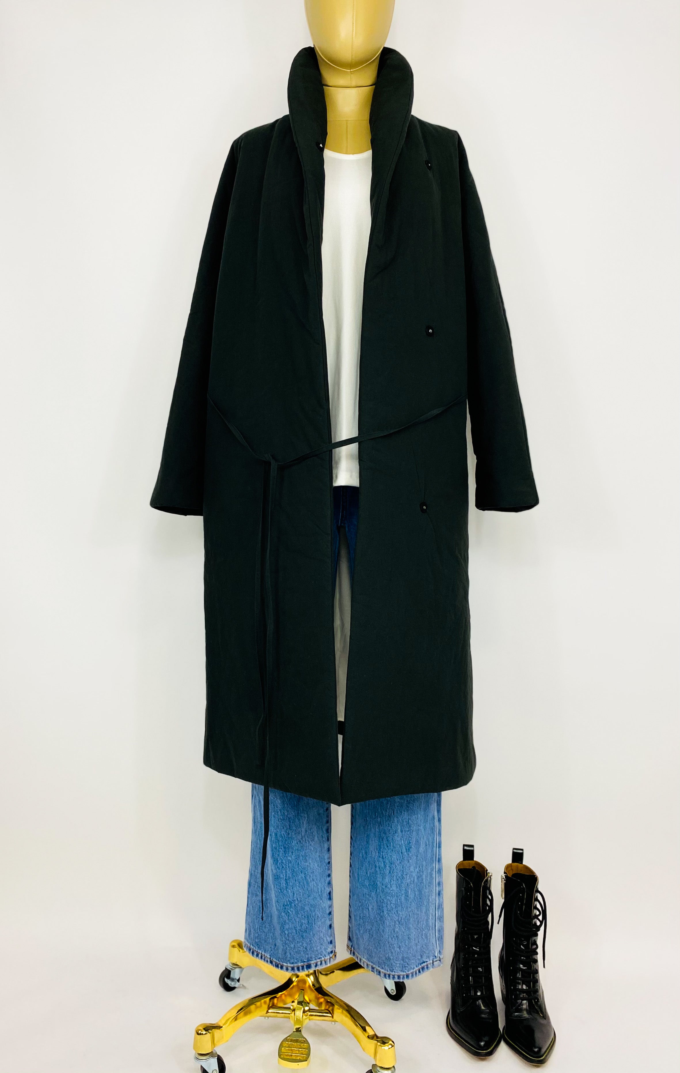 Shawl Puffer Coat